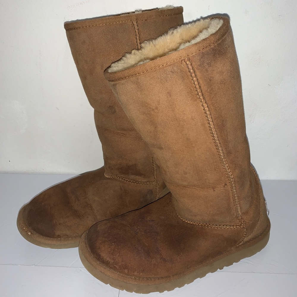 Ugg Australia #5229Y Size 5 Brown Women Boots Pre-Owned